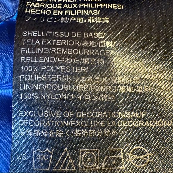 Tommy Hilfiger Vest Navy Blue Quilted Sporty Style and Varsity H Kids Size 8-10 - Picture 12 of 12